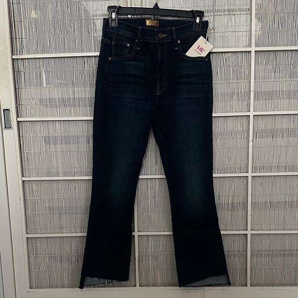 MOTHER Dark Indigo Flare Jeans